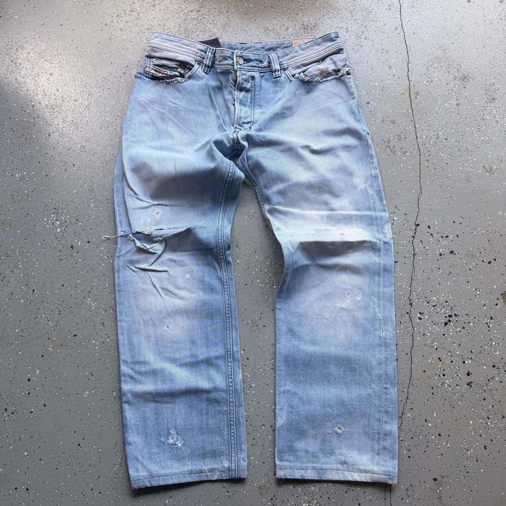 Diesel Safado Distressed Denim Jeans - Picture 3 of 8